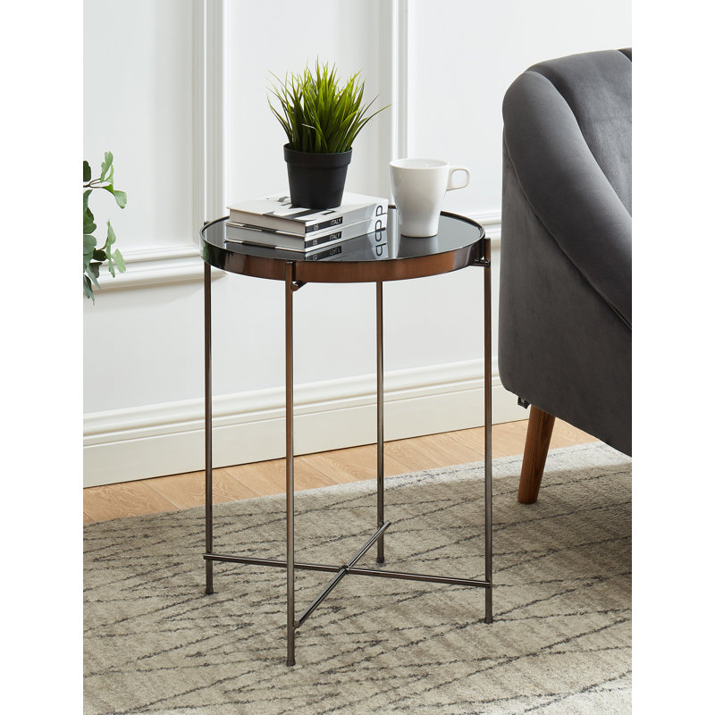 Everly Quinn Haskett Tray Top End Table & Reviews Wayfair